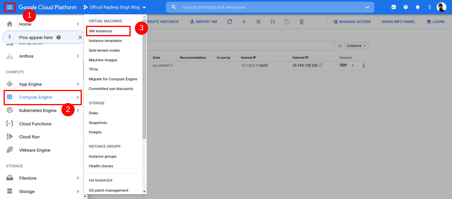 VM Instance