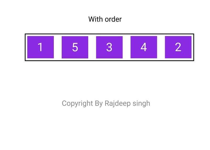 order in flexbox