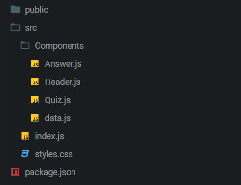 Src folder structure